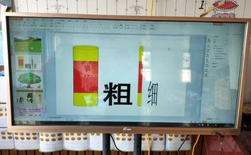 数学比较粗细教案6篇
