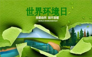幼儿园环境日活动总结8篇
