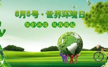 环境日宣传活动方案7篇