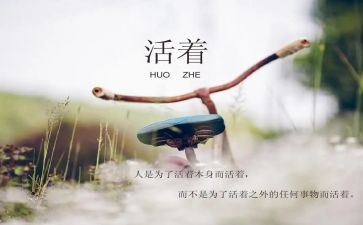读活着心得体会最新6篇
