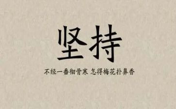 我坚持的作文800字作文模板7篇
