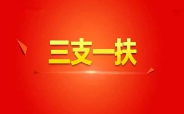 三支一扶的心得体会8篇
