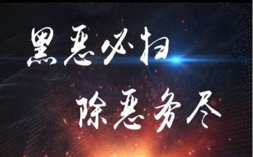 扫黑除恶2024年工作总结6篇