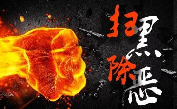 扫黑除恶事迹6篇