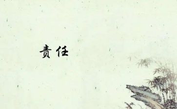 责任与青春的作文8篇